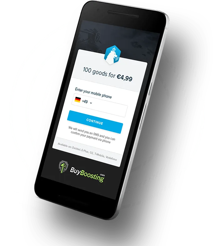 Mobile phone payment illustration